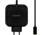 CARGADOR AISENS 65W PD3.0 QC3.0 1XUSB-C 1.2M NEGRO
