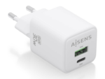 CARGADOR AISENS GAN 30W 1XUSB-C PD3.0 QC4.0 1XUSB-A QC3.0 BLANCO