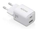 CARGADOR AISENS GAN 30W 1XUSB-C PD3.0 QC4.0 1XUSB-A QC3.0 BLANCO