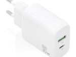 CARGADOR AISENS GAN 30W, 1XUSB-C PD3.0 QC4.0, 1XUSB-A QC3.0, BLANCO