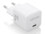 CARGADOR AISENS GAN 30W 1XUSB-C PD3.0 QC4.0 BLANCO