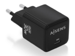 CARGADOR AISENS GAN 30W 1XUSB-C PD3.0 QC4.0 NEGRO