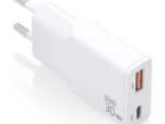 CARGADOR AISENS GAN ULTRA DELGADO 30W USB-C PD3.0 QC4.0 USB-A QC3.0