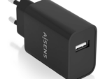 CARGADOR AISENS USB 10W ALTA EFICIENCIA 5V/2A NEGRO