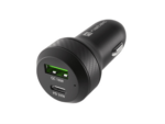 CARGADOR COCHE NATEC CONEY 1XUSB, 1XUSB-C QC3.0, PD 3.0 48W NEGRO