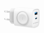 CARGADOR GEMBIRD 2-1 USB CARGA RAPIDA + APPLE WATCH BLANCO
