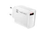 CARGADOR NATEC RIBERA 18W 1XUSB-A QC3.0 BLANCO