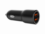 CARGADOR RAPIDO PARA COCHE GEMBIRD CON 2 PUERTOS USB, QC3.0, 36 W, NEGRO