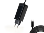 CARGADOR TOOQ PORTATIL GAN USB-C PD 65W CUBICO NEGRO