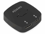 CONMUTADOR HDMI AISENS SWITCH 4K60HZ 2X1 NEGRO