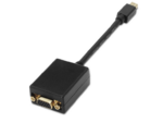 CONVERSOR AISENS MINI DISPLAYPORT A SVGA MDP/M-SVGA/H NEGRO 15CM