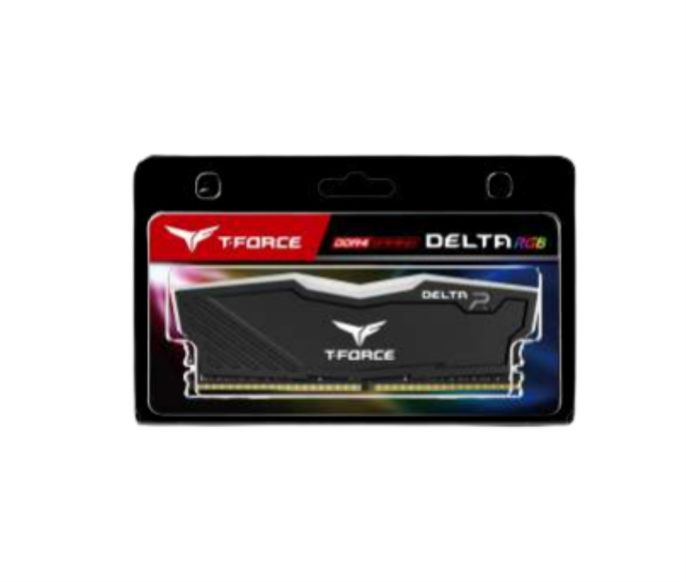 DDR4 TEAMGROUP T-FORCE DELTA RGB 16GB X1 3200 NEGRO