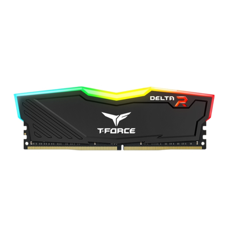 DDR4 TEAMGROUP T-FORCE DELTA RGB 16GB X2 3200 NEGRO CL16-20-20-40 1.35V