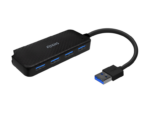 HUB AISENS USB 3.0 TIPO A/M-4XTIPO A/H NEGRO 15CM
