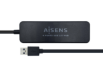 HUB AISENS USB 3.0 TIPO A M-4XTIPO A H NEGRO 30CM
