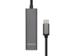 HUB AISENS USB 3.1 USB-C USB-C M-4xTIPO A H GRIS 15CM