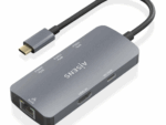 HUB AISENS USB-C DOCK 6 EN 1 USB-C A 1XHDMI 1XRJ45 3XUSB-A USB-C PD 15CM