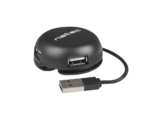 HUB NATEC BUMBLEBEE 4 PUERTOS USB 2.0 NEGRO