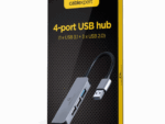 HUB USB DE 4 PUERTOS 1 X USB 3.1 + 3 X USB 2.0)