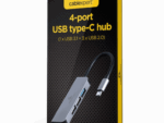 HUB USB TIPO C DE 4 PUERTOS 1 X USB 3.1 Y 3 X USB 2.0
