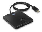 LECTOR DE TARJETAS EWENT SMART CARD ID USB TIPO C
