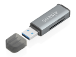 LECTOR TARJETAS AISENS SD MICRO SD MMC RS-MMC MMC MICRO USBA GRIS