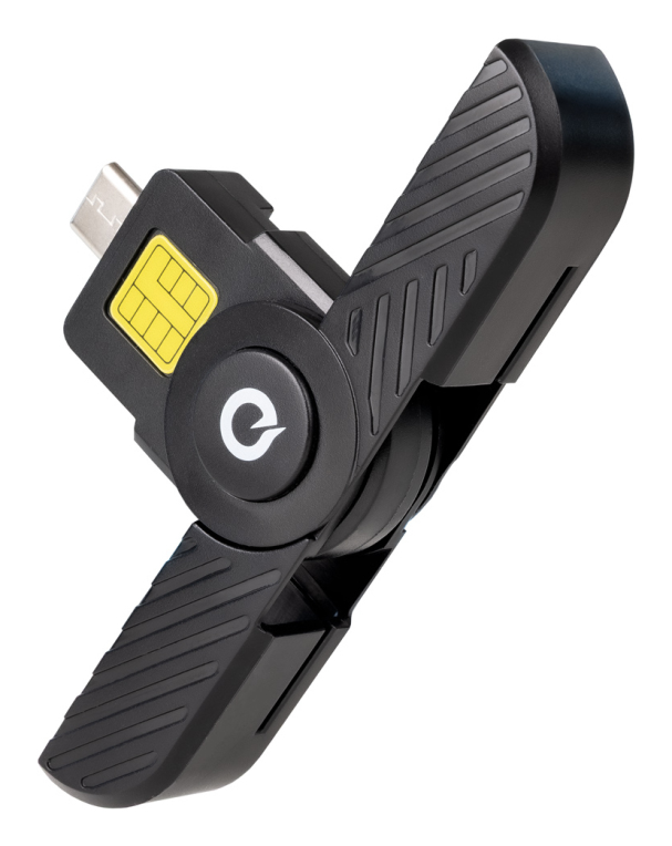 LECTOR TARJETAS TOOQ DNIE USB-C 2.0 NEGRO