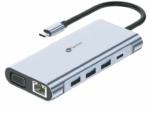 LEOTEC DOCKING STATION 11-1 1USB-C PD100 3USB3.0 1USB-C 1 HDMI 1VGA 1TJSD MCSD