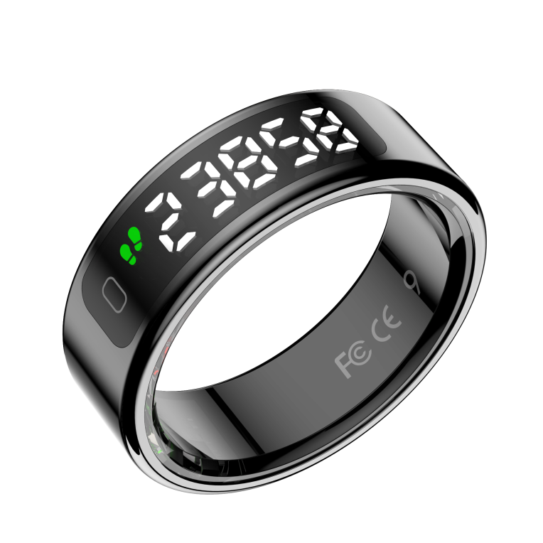 LEOTEC SMART RING KOR MAU NEGRO TALLA 8
