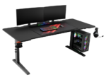 MESA GAMING GENESIS HOLM MODULAR 180 RGB NEGRO 180X75 CM