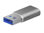 MINI ADAPTADOR AISENS USB 3.2 GEN2 USB 2.03A USB-C/H-A/M GRIS