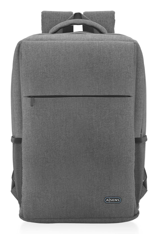 MOCHILA AISENS 17" GRIS