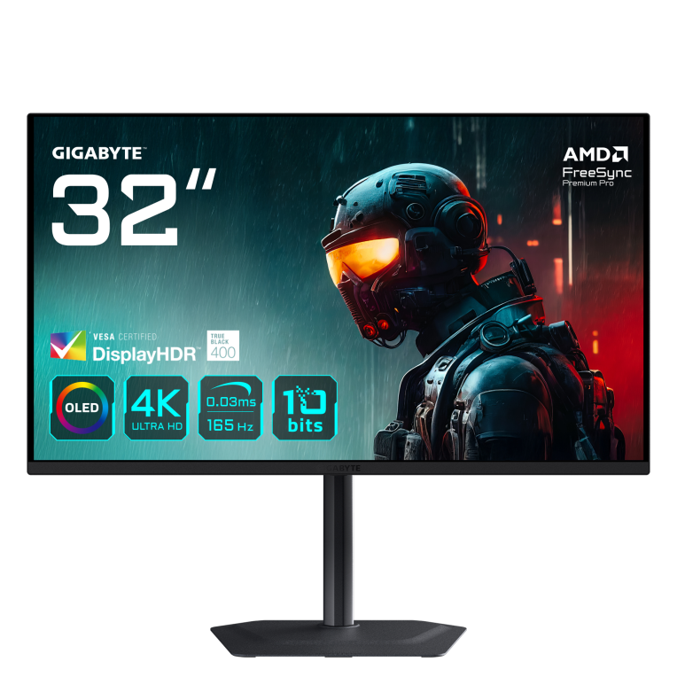 MONITOR GAMING GIGABYTE MO32U 31.5 4K UHD 165Hz OLED