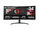 MONITOR LG 34WR50QK-B 34" ULTRAWIDE QHD 5MS NEGRO HDMI DP
