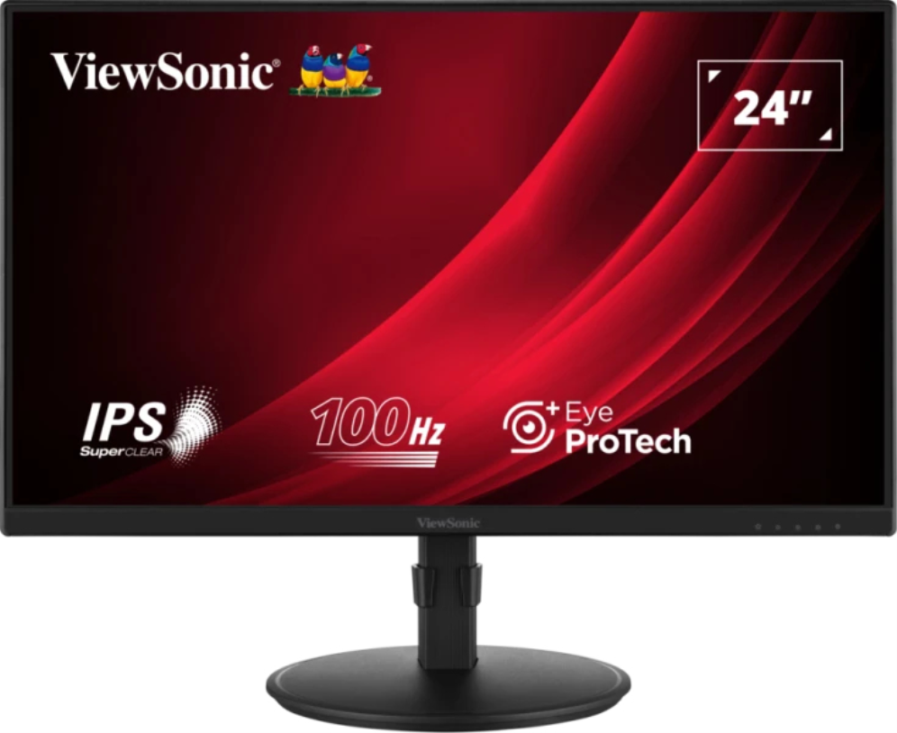 MONITOR VIEWSONIC 23,8" VA2408-HDJ FHD IPS LED VGA HDMI DP AJUS. ALTURA