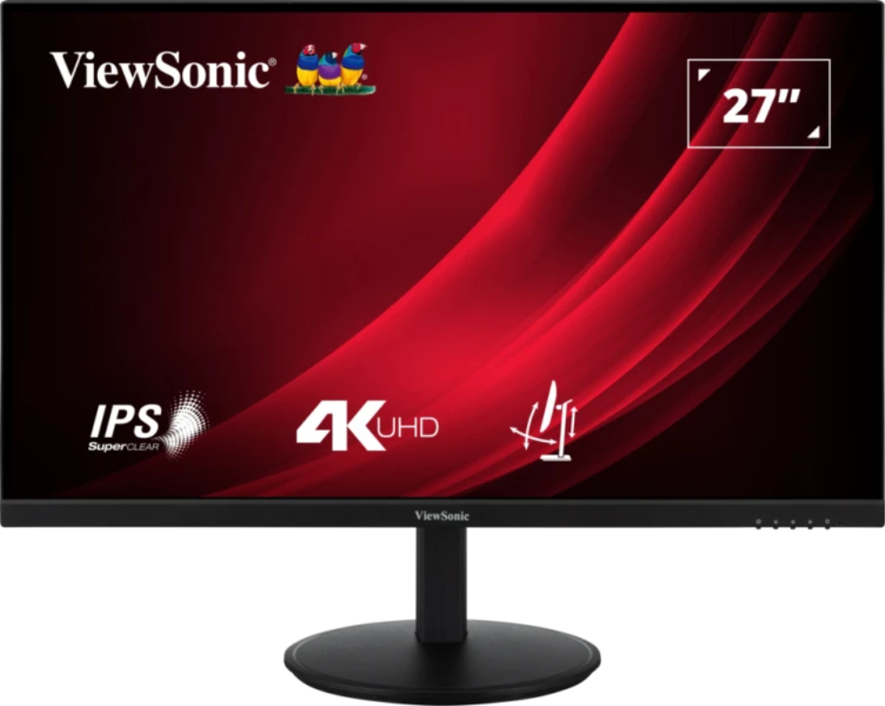 MONITOR VIEWSONIC 27" VG2708-4K 3840X2160 IPS 2XHDMI DDP FULL ERGONOMIC