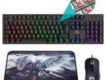 PACK HIDITEC TECLADO GAMING GK400+RATON BLITZ + ALFOMBRILLA T-FENIX M