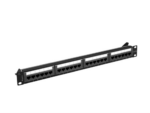 PATCH PANEL LANBERG 24 PUERTOS 1U 19? CAT.6A UTP NEGRO