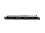 PATCH PANEL LANBERG 48 PUERTOS 1U 19? CAT.6 NEGRO