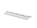 PATCH PANEL LANBERG CAT.6 UTP 24 PUERTOS 0.5U RACK 19 GRIS