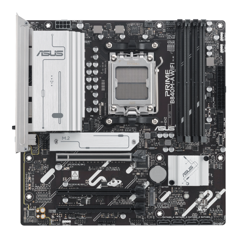 PLACA BASE ASUS PRIME B840 M-A WIFI M-ATX AM5 DDR5