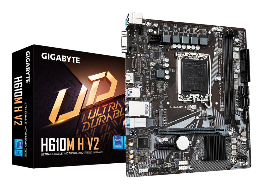 PLACA BASE GIGABYTE H610M H V2 1700 MATX 2XDDR5