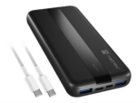 POWERBANK NATEC TREVI SLIM QV2 10000MAH 2XUSB-A 18W + 1XUSB-C 20W + CABLE USB-C
