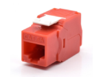 PRESA KEYSTONE WP CAT.6A UTP, TOOLLESS, COLOR ROJO