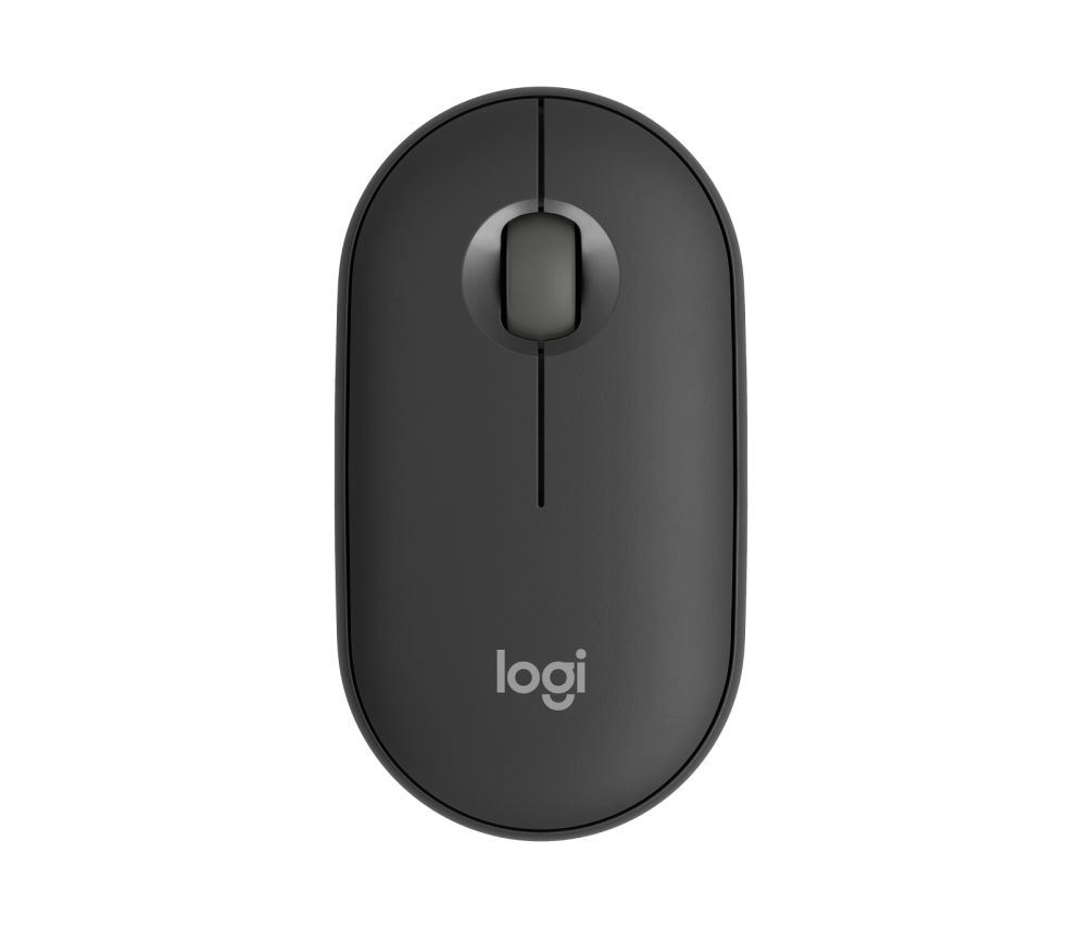 RATON LOGITECH PEBBLE MOUSE M350S GRAFITO BLUETOOTH PILAS