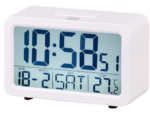 RELOJ DESPERTADOR TREVI SLD 3P60 DIGITAL ALARM CLOCK WHITE