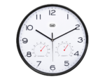 RELOJ PARED TREVI OM 3510 T 30CM WALL CLOCK+TERM.+HYGROM. BLACK
