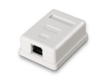 ROSETA DE SUPERFICIE AISENS RJ45 CAT.6 FTP 1 TOMA BLANCO