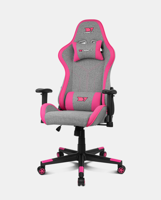 SILLA GAMING DRIFT DR90 PRO GRIS - ROSA