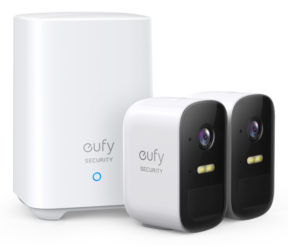 SISTEMA CAMARA DE SEGURIDAD EUFY CAM 2C KIT 2+1